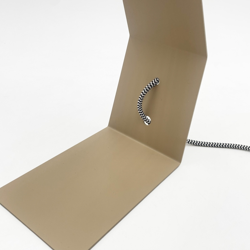 Asztali lámpa NANDO 1xE27/15W/230V bézs