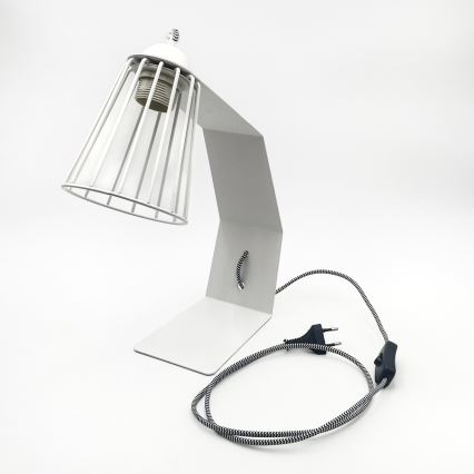 Asztali lámpa NANDO 1xE27/15W/230V fehér