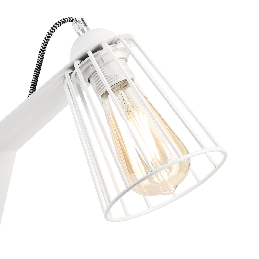 Asztali lámpa NANDO 1xE27/15W/230V fehér