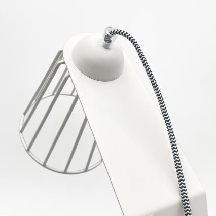 Asztali lámpa NANDO 1xE27/15W/230V fehér