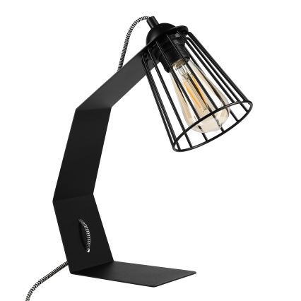 Asztali lámpa NANDO 1xE27/15W/230V fekete