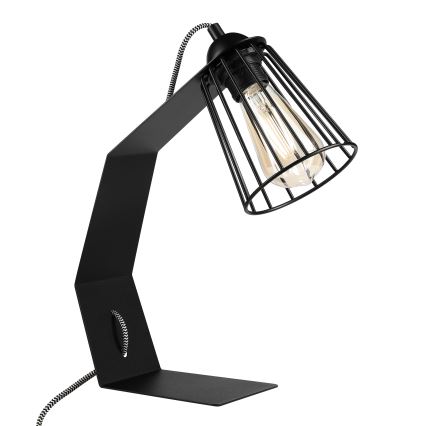 Asztali lámpa NANDO 1xE27/15W/230V fekete