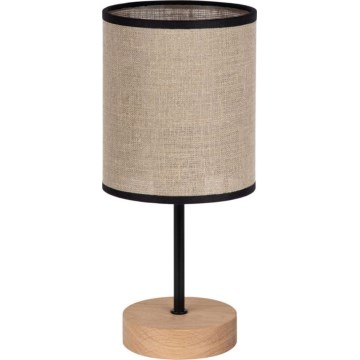 Asztali lámpa NEGRO 1xE27/25W/230V tölgy