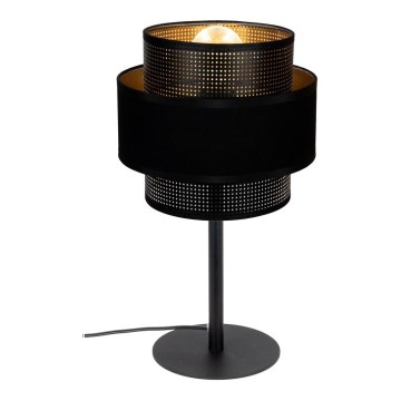 Asztali lámpa NESS 1xE27/60W/230V fekete