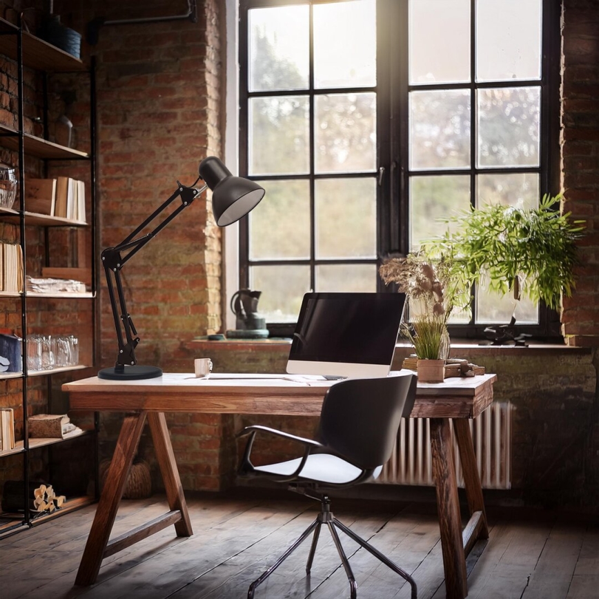 Asztali lámpa NEXA 1xE27/60W/230V fekete