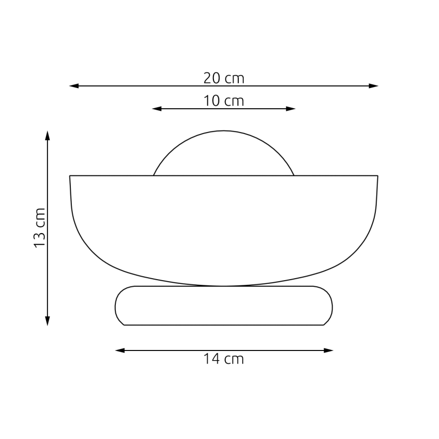 Asztali lámpa OZZY 1xG9/8W/230V fekete