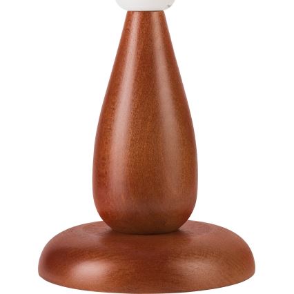 Asztali lámpa PERA 1xE27/60W/230V barna/bükkfa