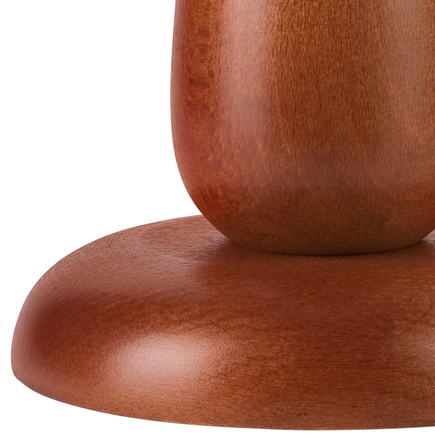 Asztali lámpa PERA 1xE27/60W/230V barna/bükkfa