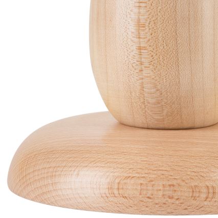 Asztali lámpa PERA 1xE27/60W/230V bézs/bükkfa