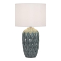Asztali lámpa PINEAPLE 1xE27/40W/230V fehér/zöld