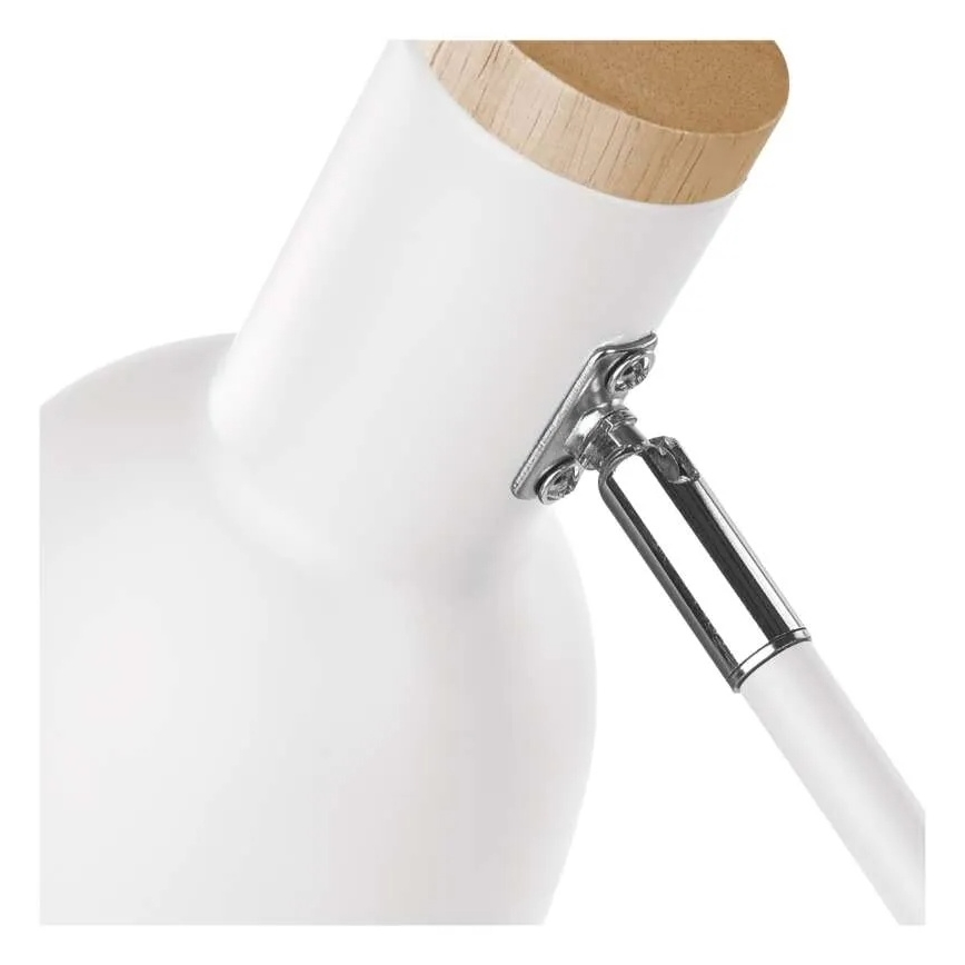 Asztali lámpa POPPY 1xE27/25W/230V fehér