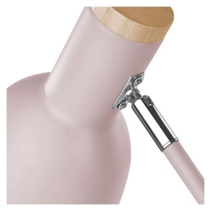 Asztali lámpa POPPY 1xE27/25W/230V rózsaszín