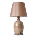 Asztali lámpa RAMZES 1xE27/40W/230V barna