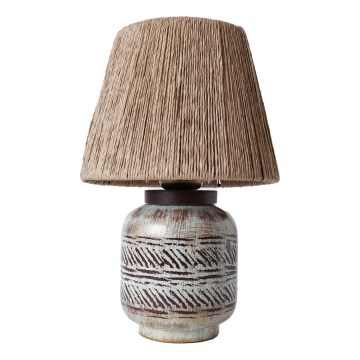 Asztali lámpa RAMZES 1xE27/40W/230V barna