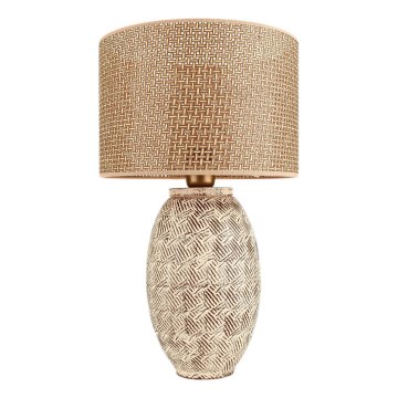 Asztali lámpa RAMZES 1xE27/40W/230V bézs