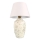 Asztali lámpa RAMZES 1xE27/40W/230V fehér/krémszínű