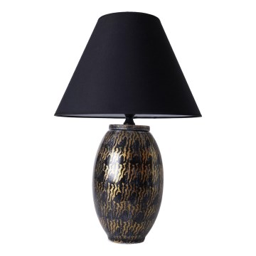 Asztali lámpa RAMZES 1xE27/40W/230V fekete