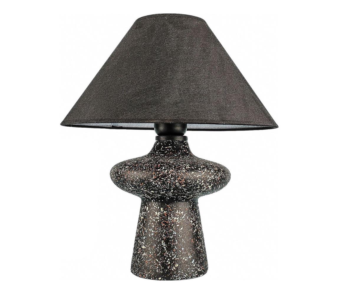 Asztali lámpa RAMZES 1xE27/40W/230V fekete 687HMY2405