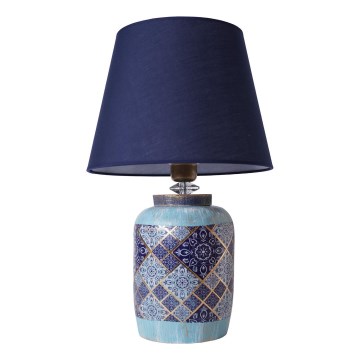 Asztali lámpa RAMZES 1xE27/40W/230V kék