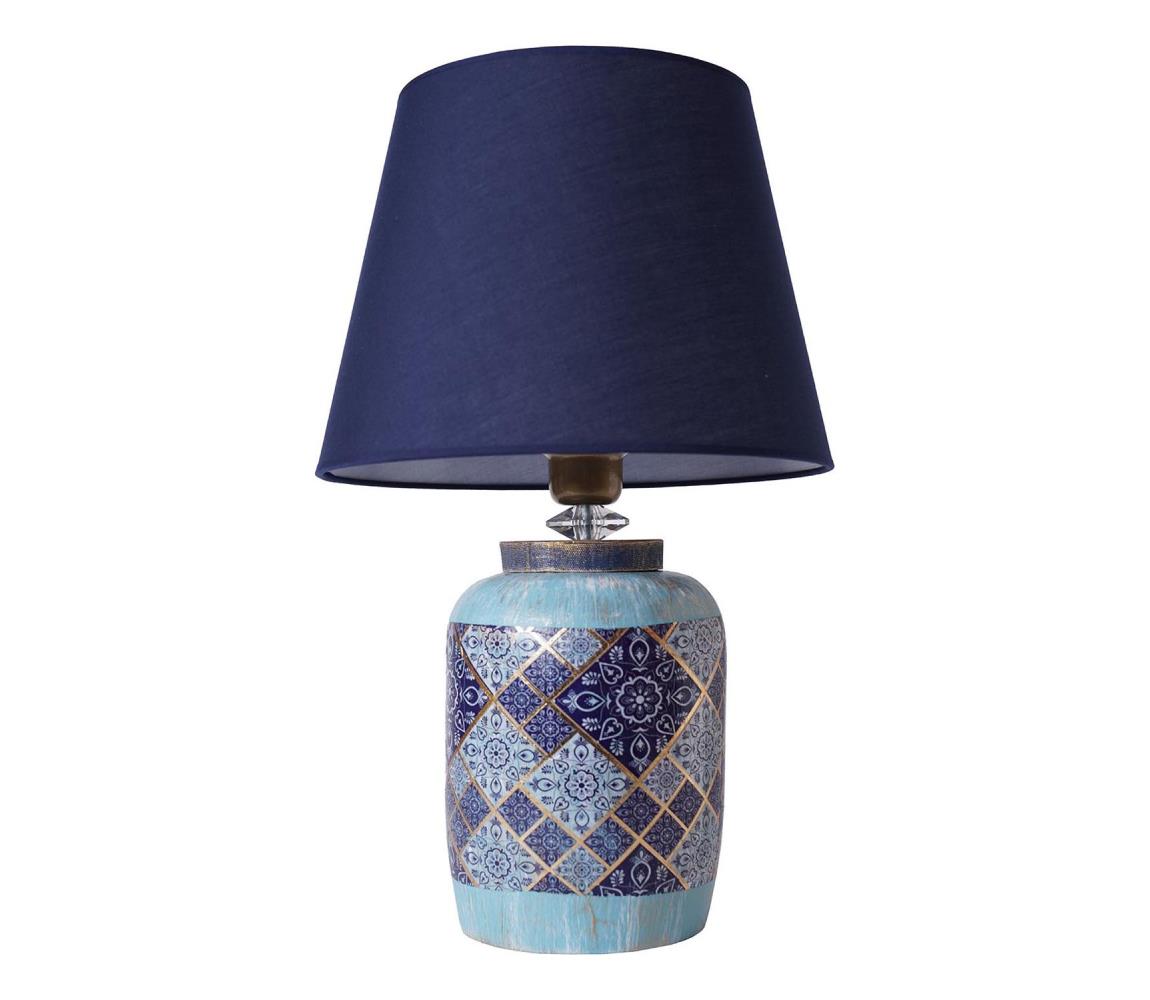 Asztali lámpa RAMZES 1xE27/40W/230V kék 687HMY2215