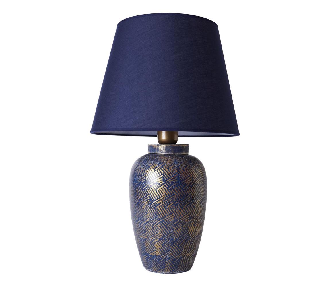 Asztali lámpa RAMZES 1xE27/40W/230V kék 687HMY2281