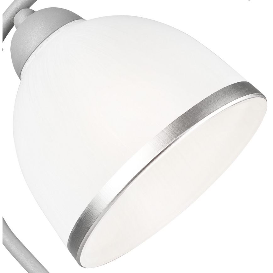 Asztali lámpa RETRO II 1xE27/60W/230V ezüst