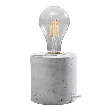Asztali lámpa SALGADO 1xE27/15W/230V beton