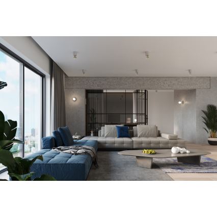 Asztali lámpa SALGADO 1xE27/15W/230V beton