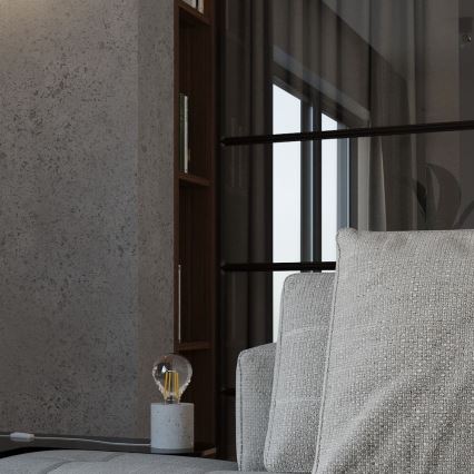 Asztali lámpa SALGADO 1xE27/60W/230V beton