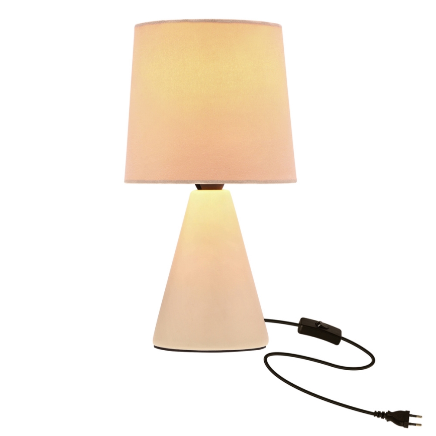 Asztali lámpa SATTI 1xE14/40W/230V krémszínű