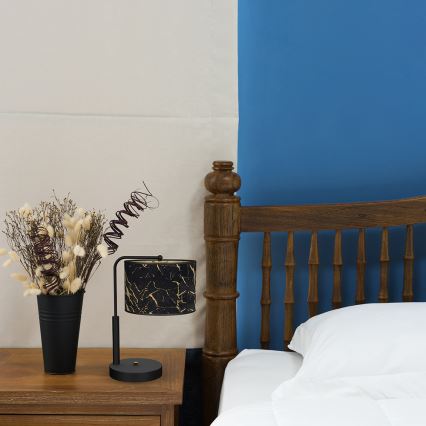 Asztali lámpa SENSO 1xE27/60W/230V fekete