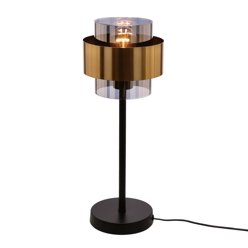 Asztali lámpa SPIEGA 1xE27/60W/230V arany/fekete