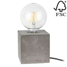 Asztali lámpa STRONG 1xE27/25W/230V - FSC minősítéssel