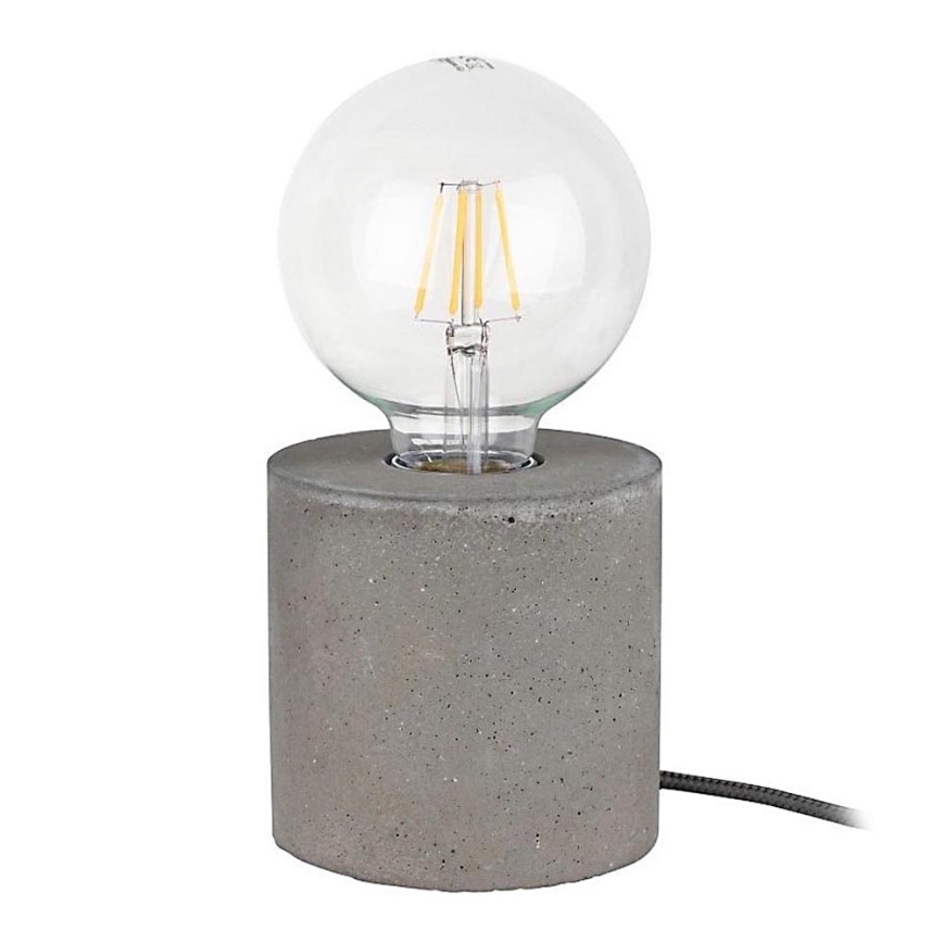 Asztali lámpa STRONG ROUND 1xE27/25W/230V beton