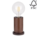 Asztali lámpa TASSE 1xE27/25W/230V bükk - FSC minősítéssel