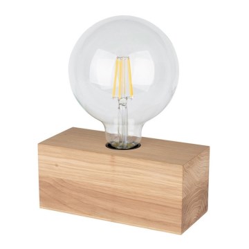 Asztali lámpa THEO 1xE27/25W/230V tölgy