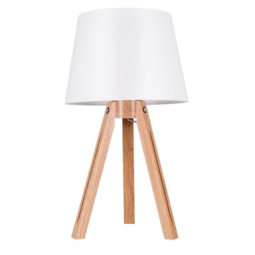Asztali lámpa TRIPOD 1xE27/40W/230V tölgy