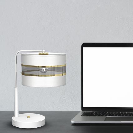 Asztali lámpa ULTIMO 1xE27/6W/230V fehér