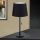 Asztali lámpa USB porttal LUDWIG 1xE27/40W/230V 50 cm fekete