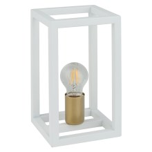 Asztali lámpa VIGO 1xE27/60W/230V fehér/arany