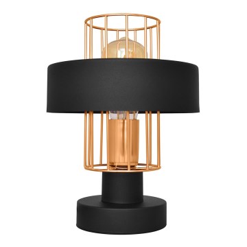 Asztali lámpa VOLTA 1xE27/15W/230V fekete/arany