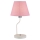 Asztali lámpa YORK 1xE14/60W/230V rózsaszín/fehér
