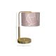 Asztali lámpa ZIGGY 1xE27/60W/230V rózsaszín/arany