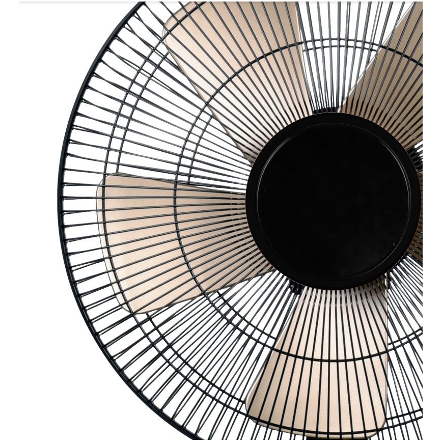 Asztali ventilátor 40W/230V átm. 35 cm fekete/arany