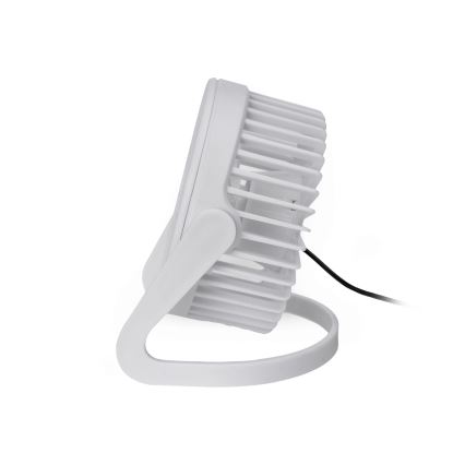 Asztali ventilátor USB, átmérő 15 cm, fehér