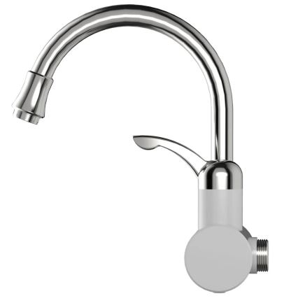 Átfolyós vízmelegítő LED-del kijelző 3000W/230V IPX4 fehér