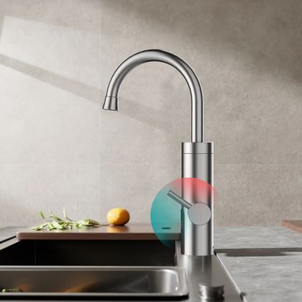 Átfolyós vízmelegítő LED kijelzővel 3000W/230V IPX4 rozsdamentes