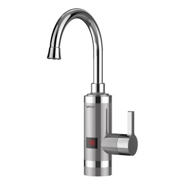 Átfolyós vízmelegítő LED kijelzővel 3000W/230V IPX4 rozsdamentes