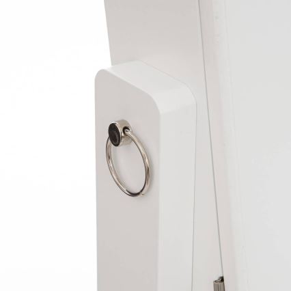 Atmosphera - álló tükör ékszertartóval KRISTIN 146,8x37 cm fehér