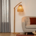 Atmosphera - Állólámpa PALM 1xE27/60W/230V bambusz/kender